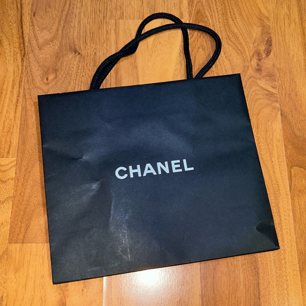 Authentic Chanel Paper Shopping Bag